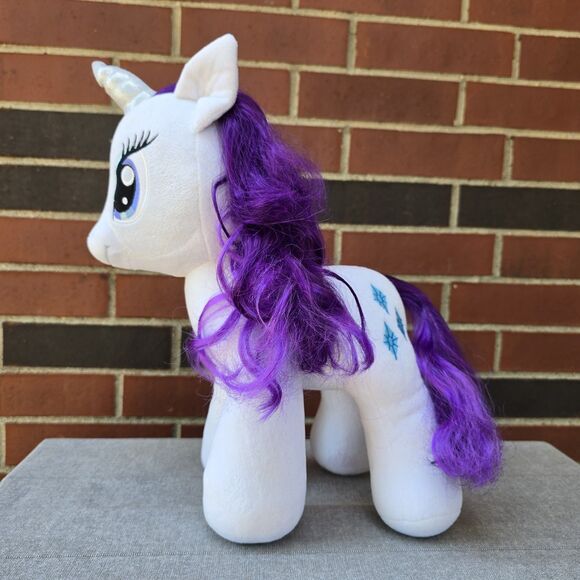Build A Bear My Little Pony Rarity 16'' Stuff Animal Plush BAB MLP EUC - Picture 1 of 9